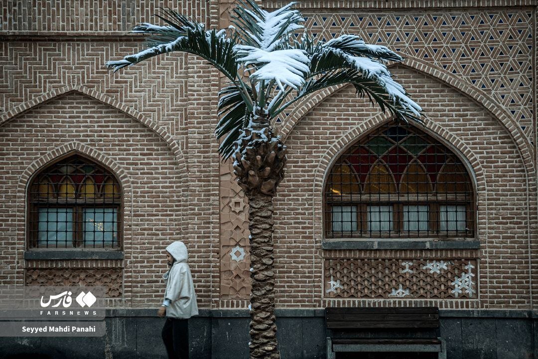 پاییزِ برفی در اردبیل