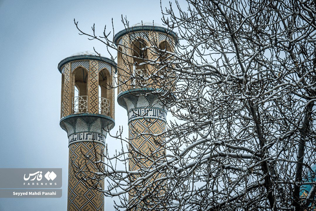 پاییزِ برفی در اردبیل