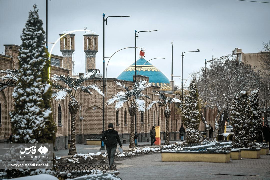 پاییزِ برفی در اردبیل
