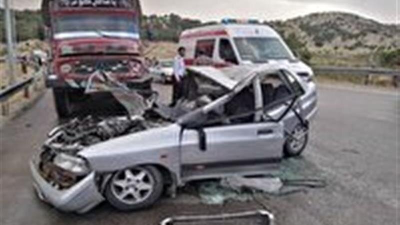 کاهش ۴۵ درصدی تلفات تصادف‌های رانندگی در خدابنده
