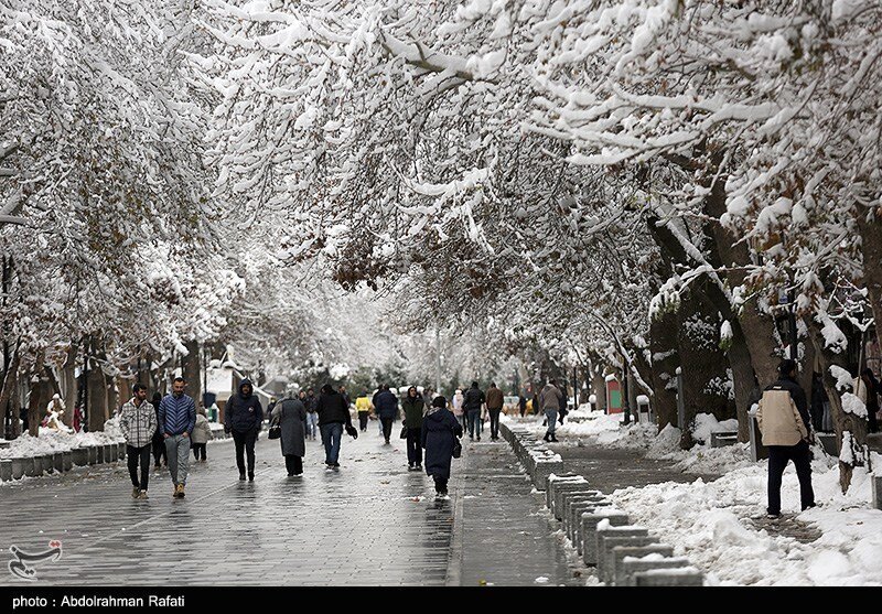 تصاویر برفی از همدان