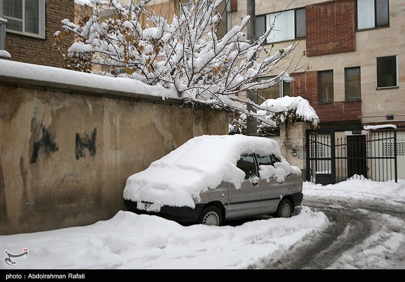 تصاویر برفی از همدان