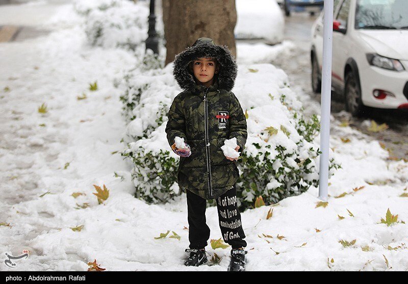 تصاویر برفی از همدان