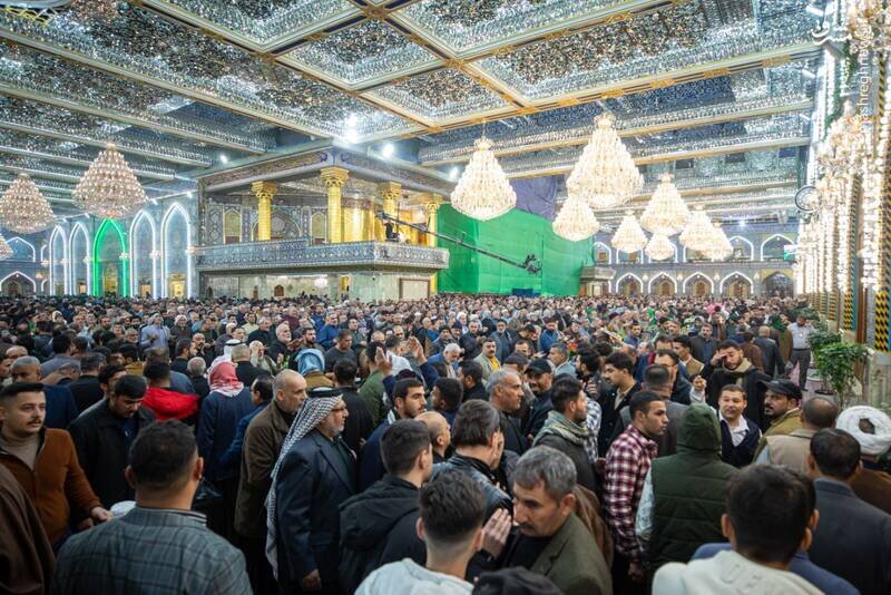 حال و هوای آخرین شب جمعه ماه جمادی الثانی در کربلا