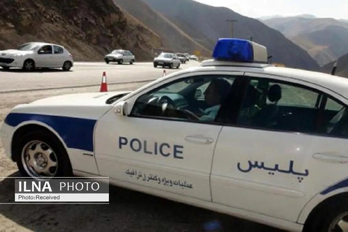 توقیف خودروی ژاپنی با سرعت ۲۲۰ کیلومتر در لاین جنوبی آزادراه قزوین-زنجان