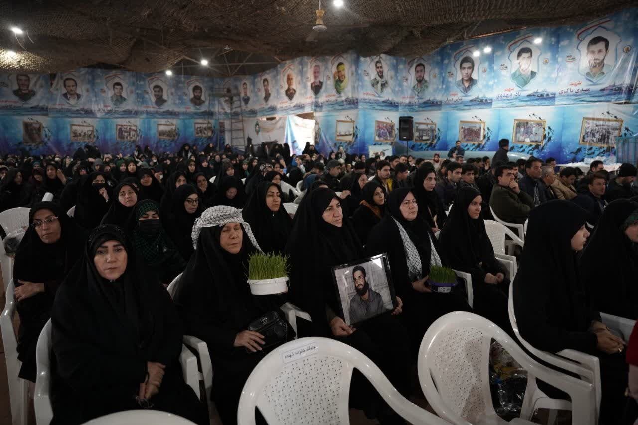 برگزاری آیین افتتاحیه راهیان‌نور بسیج فرهنگیان کشور در یادمان اروندکنار + عکس