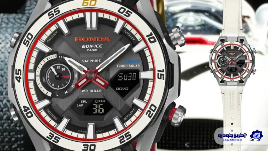 ساعت مشترک کاسیو و هوندا معرفی شد؛ ادای احترام به اولین پیروزی فرمول یک ژاپن پس از ۶۰ سال