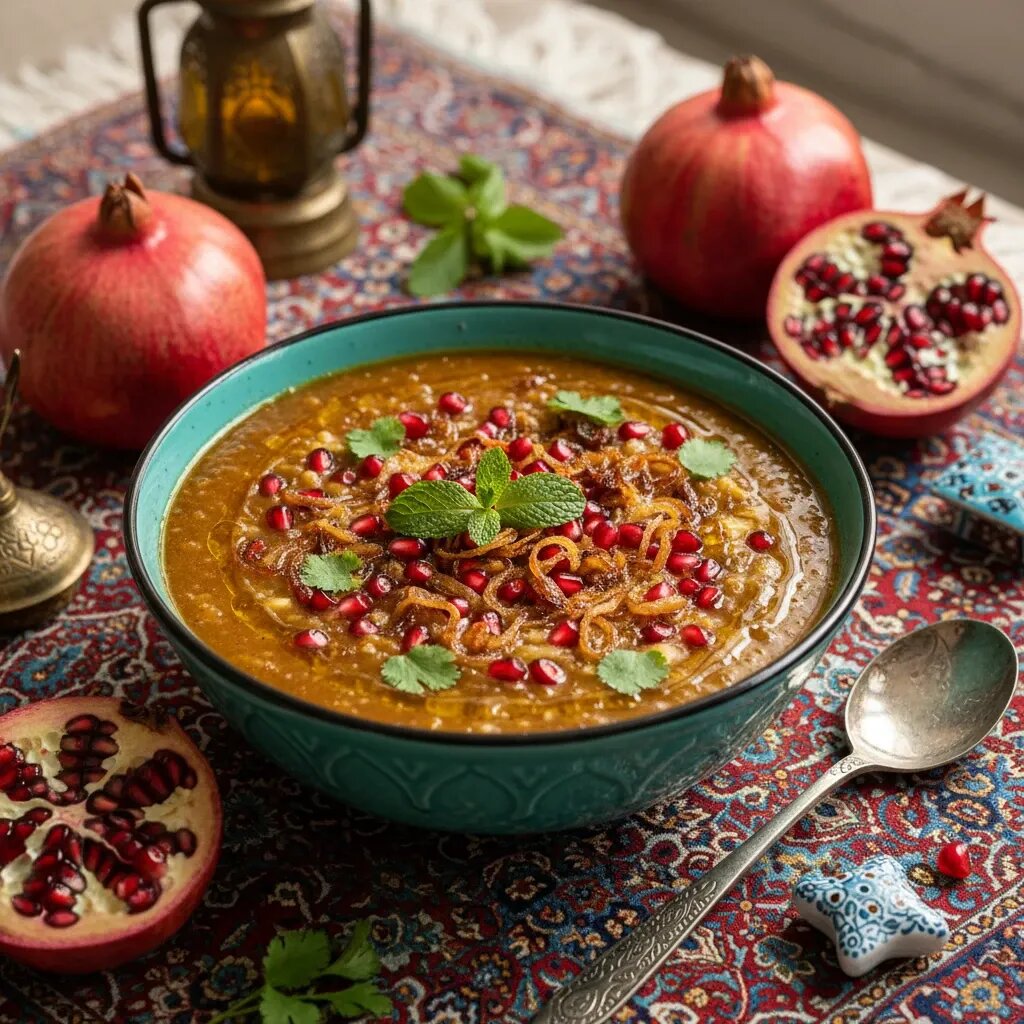 طرز تهیه آش انار یزدی، یک غذای سنتی با طعمی فراموش‌نشدنی