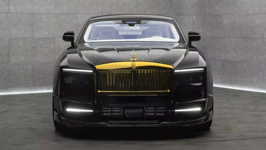 رولزرویس اسپکتر منصوری، ترکیب طلا و فیبر کربن با صدای اگزوز مصنوعی!