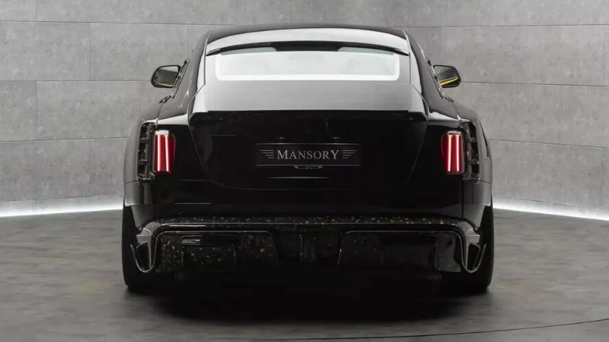 رولزرویس اسپکتر منصوری، ترکیب طلا و فیبر کربن با صدای اگزوز مصنوعی!