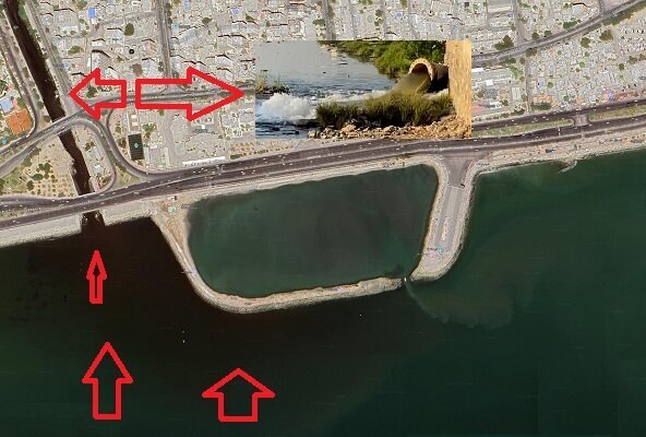 همچنان بخشی از فاضلاب شهر بندرعباس به خلیج فارس میریزد