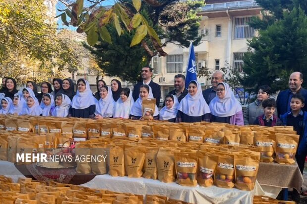 نیازمند: ۶۰۰ بسته یلدایی به همت دانشآموزان بسیجی گیلان توزیع شد