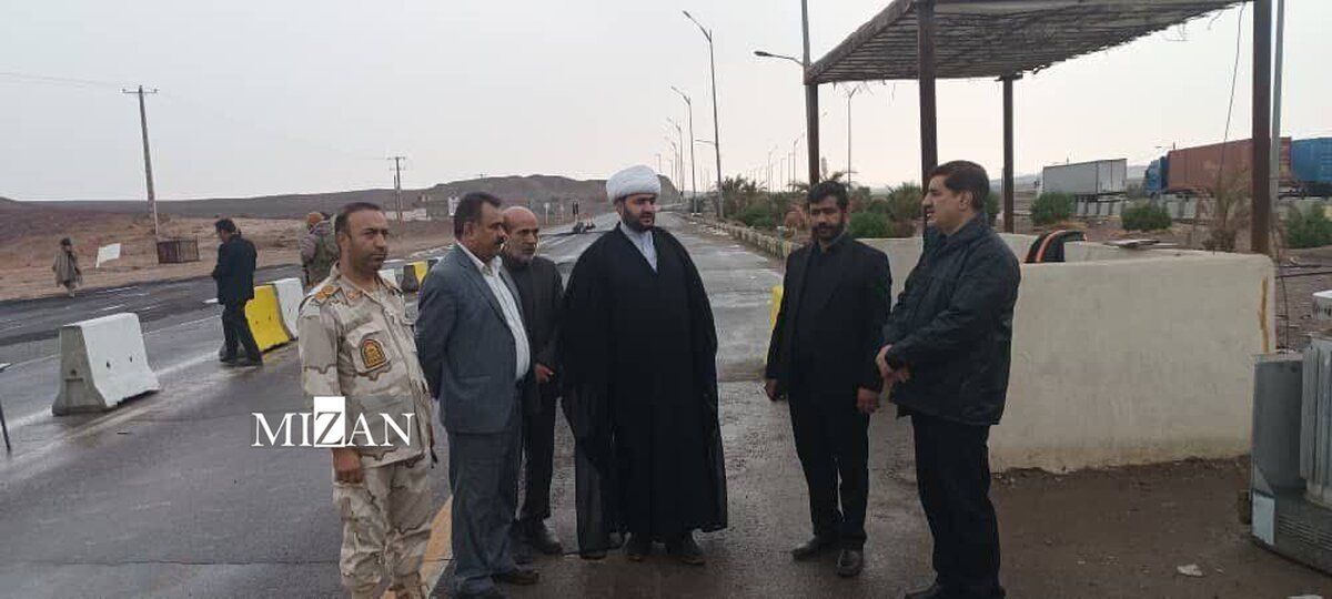 بازدید میدانی مقامات قضایی و امنیتی  استان کرمان از ایست و بازرسی فهرج