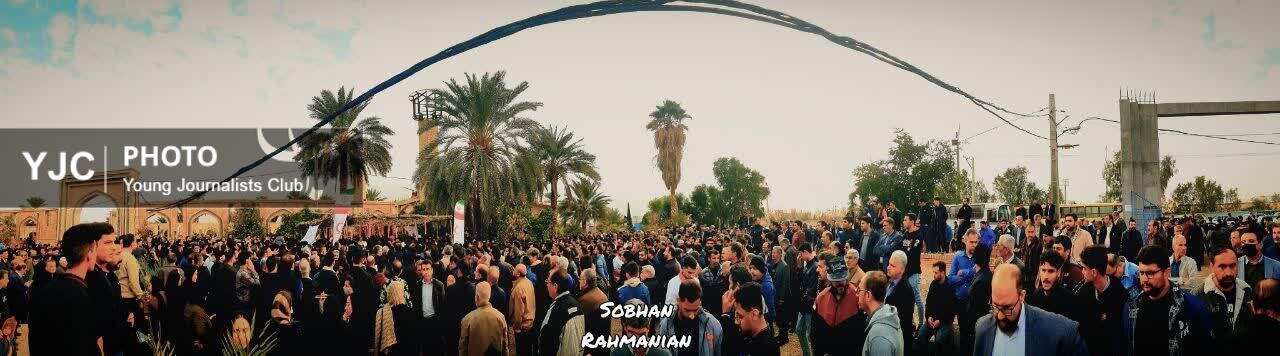 تشییع و تدفین امدادگر فداکار جهرمی محمد قربان + تصاویر