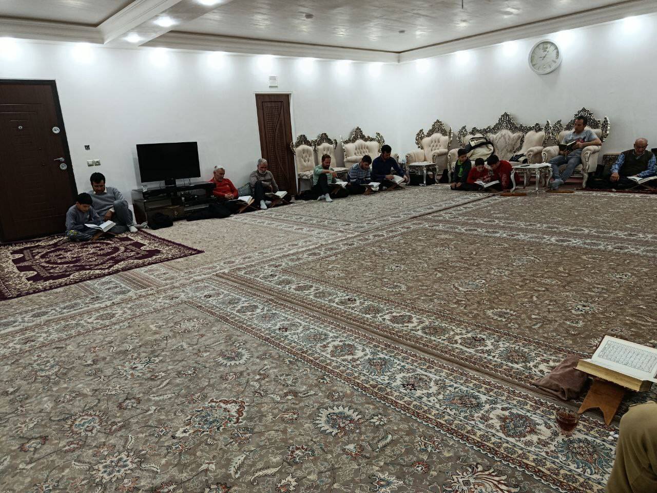 صدای دلنشین قرآن کریم در روستای توآباد پیچید + عکس