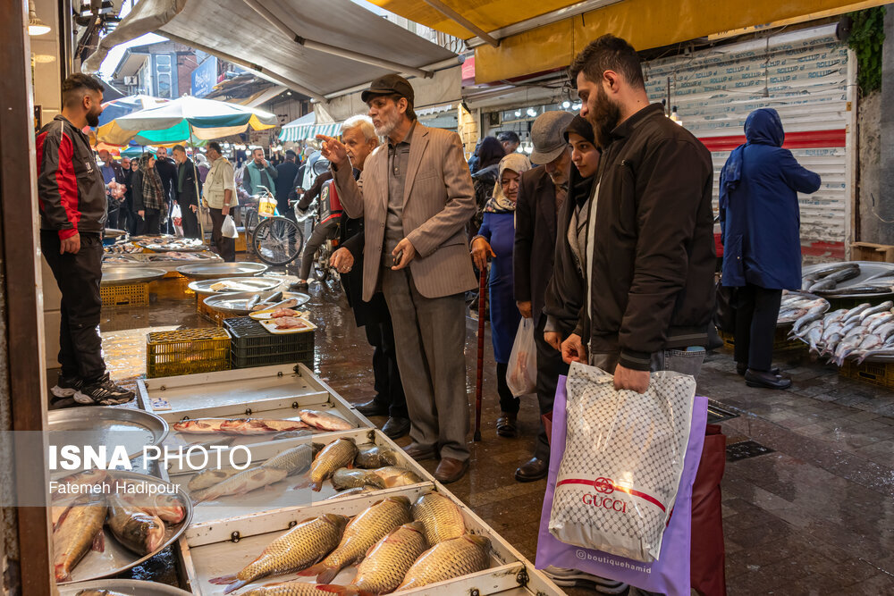 عکس/ بازار شب یلدا در رشت