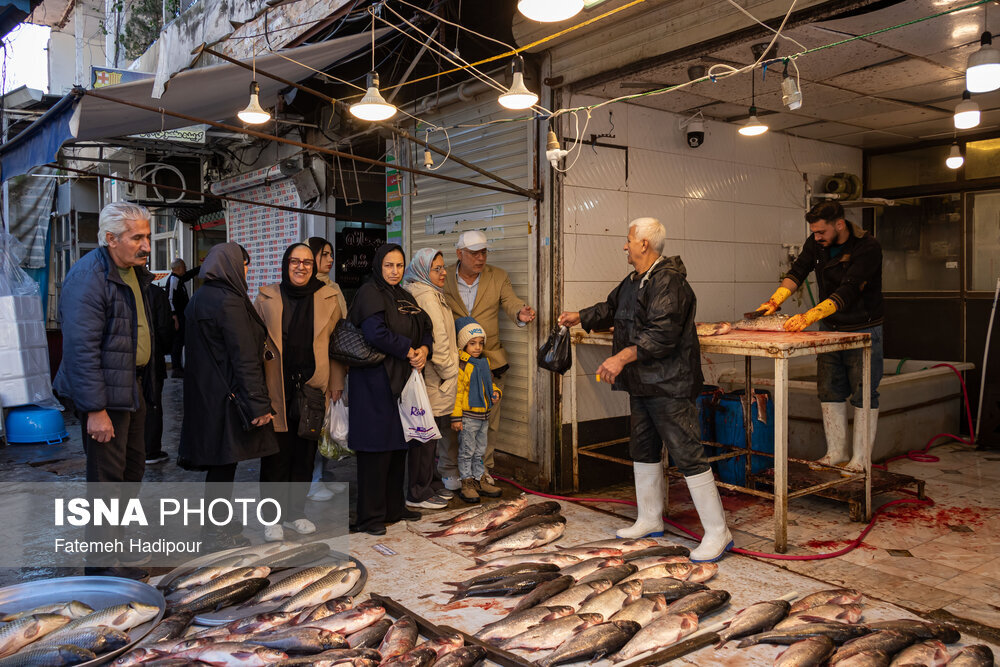 عکس/ بازار شب یلدا در رشت