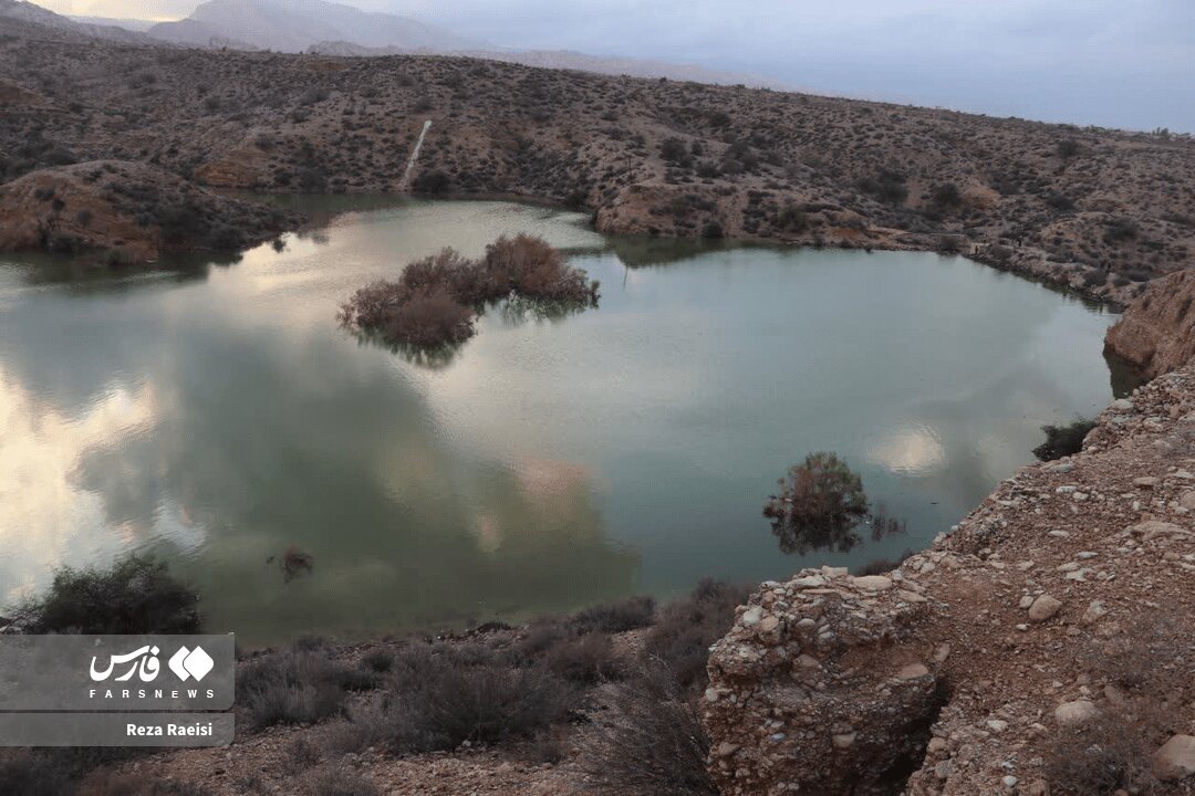 آبگیری سدهای آبخیزداری جم