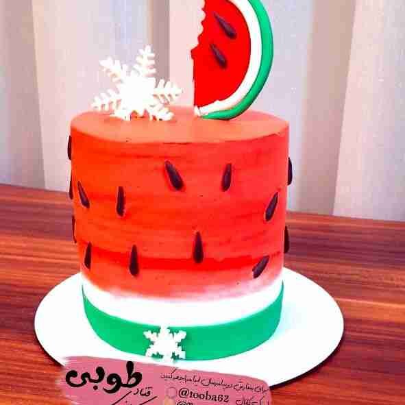 کیک یلدای طوبی پز
