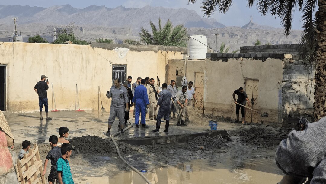 عکس/سیل و امدادرسانی در جاسک
