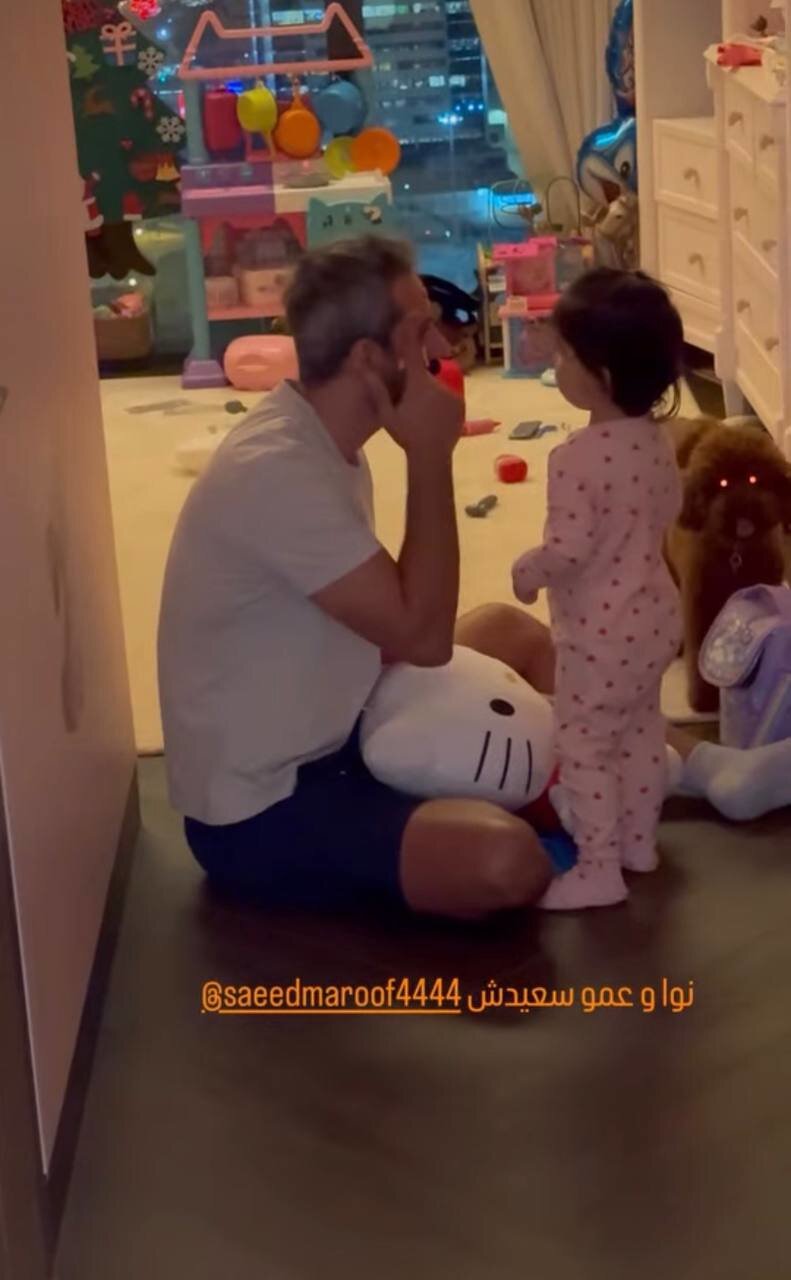 دختر سردار آزمون و عموی معروفش