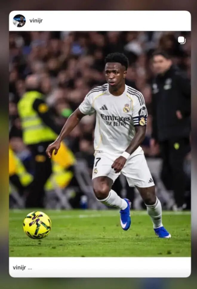 ​واکنش جنجالی وینیسیوس: حذف تصویر رئال مادرید از اینستاگرام