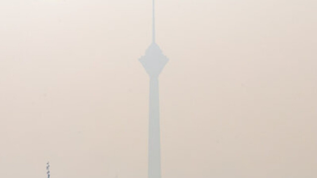 وضعیت هوای تهران نارنجی و آلوده است