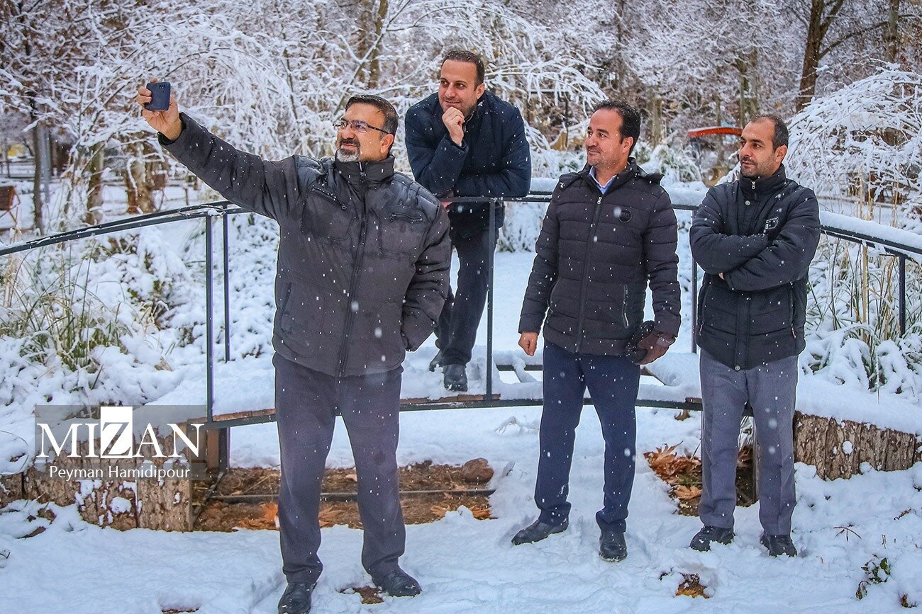 بارش برف در آخرین روز پاییز در بجنورد
