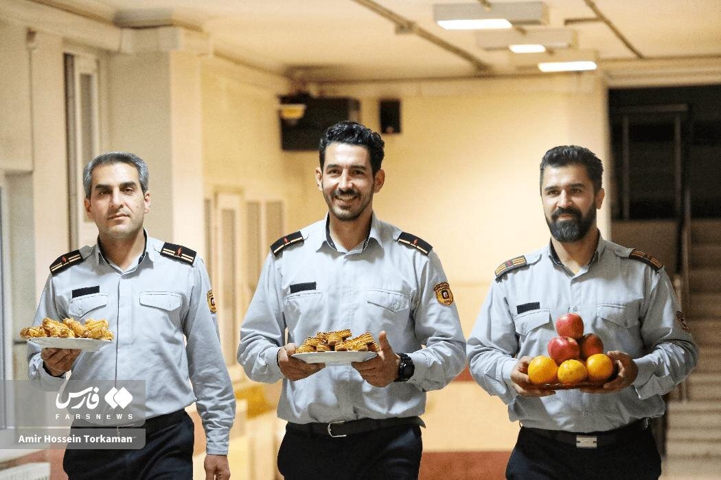 شب یلدای آتش‌نشان‌ها در همدان