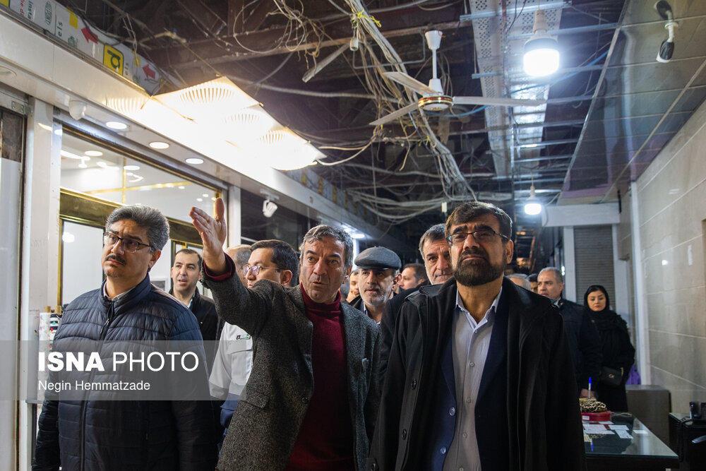 حفاری غیرمجاز زیر بازار بزرگ تهران