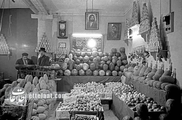 عکسهای جالب از بازار شب یلدای ۶۰ سال پیش! ؛ سال ۱۳۴۴