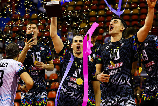 پروجا قهرمان والیبال باشگاه‌های جهان شد