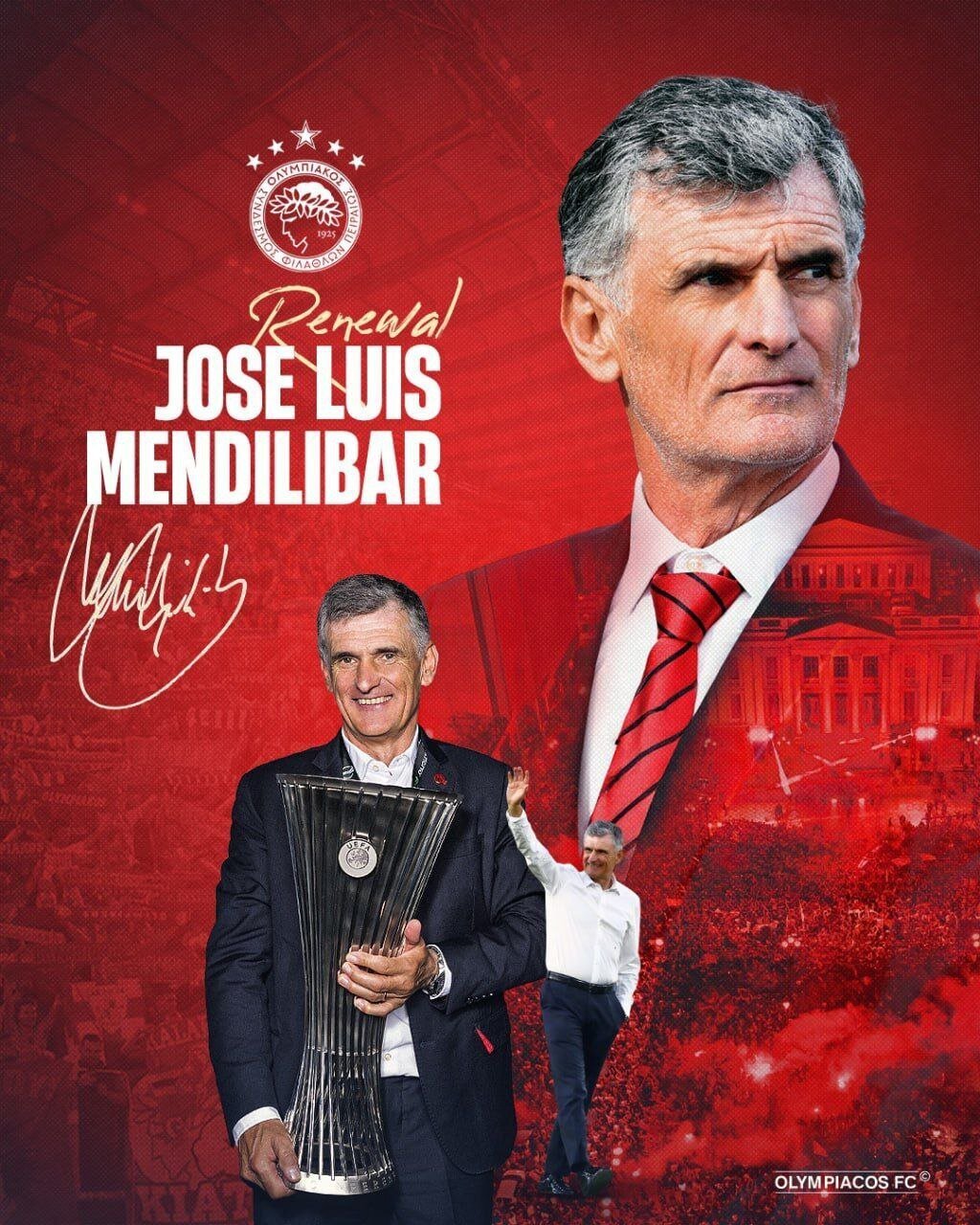 سرمربی طارمی با المپیاکوس تمدید کرد