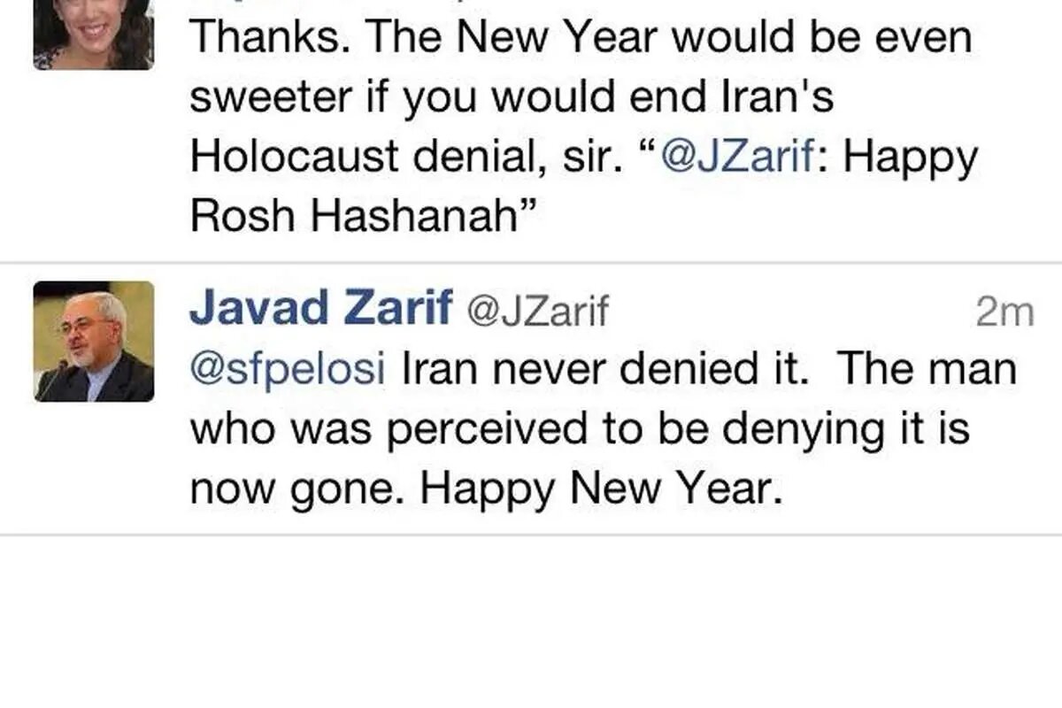 رمزگشایی ظریف از توییت ۱۲ سال پیش خود؛ منظورم احمدی‌نژاد بود!