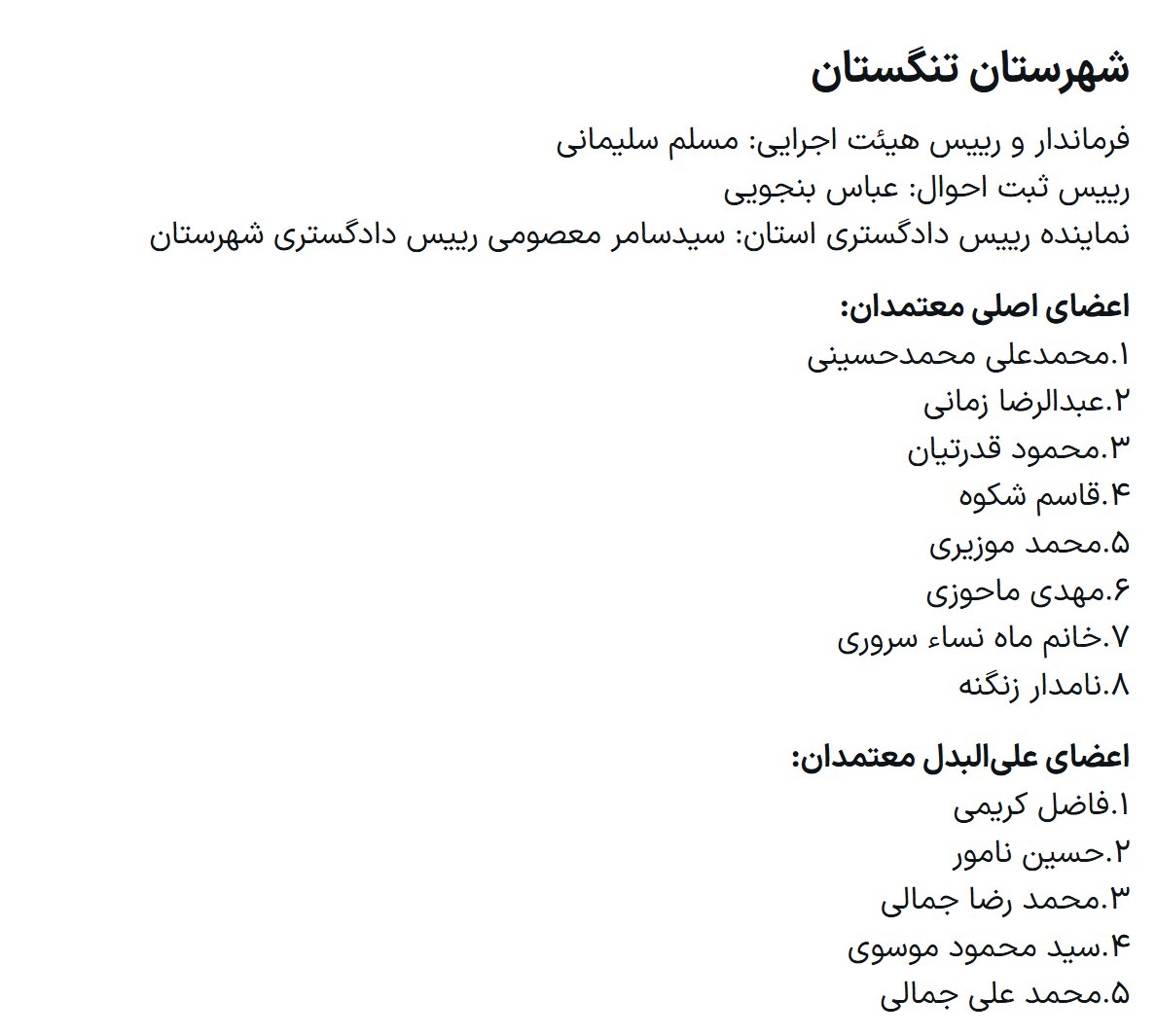 ترکیب هیئت‌های اجرایی انتخابات در ۱۰ شهرستان بوشهر مشخص شد