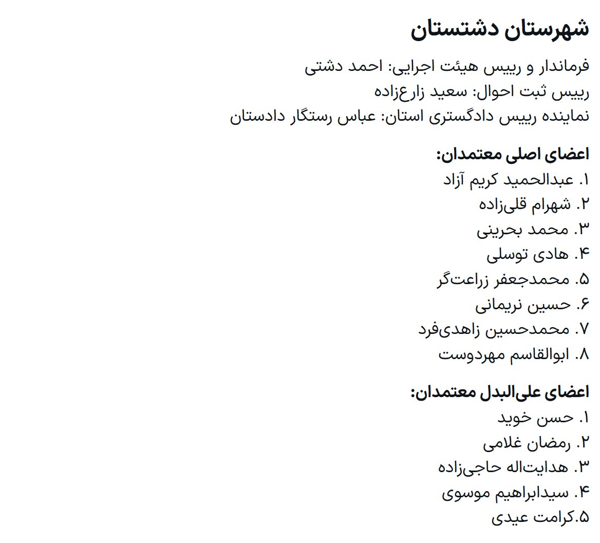 ترکیب هیئت‌های اجرایی انتخابات در ۱۰ شهرستان بوشهر مشخص شد