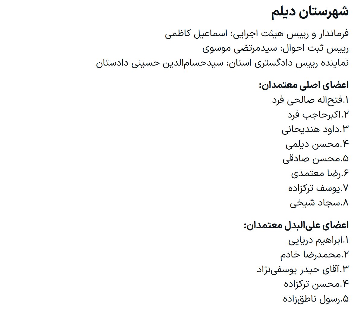 ترکیب هیئت‌های اجرایی انتخابات در ۱۰ شهرستان بوشهر مشخص شد