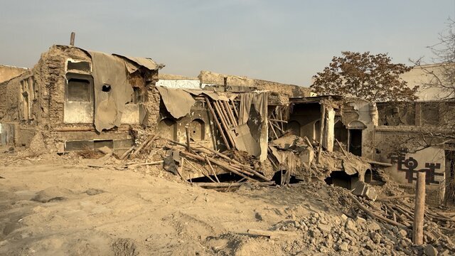 خانه «امین‌لشکر» را خراب کردند + ویدئو