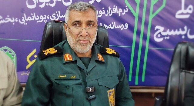 فرمانده سپاه مریوان: بسیج امروز در حوزه هوش مصنوعی و تولید محتوای دیجیتال نقش‌آفرین است