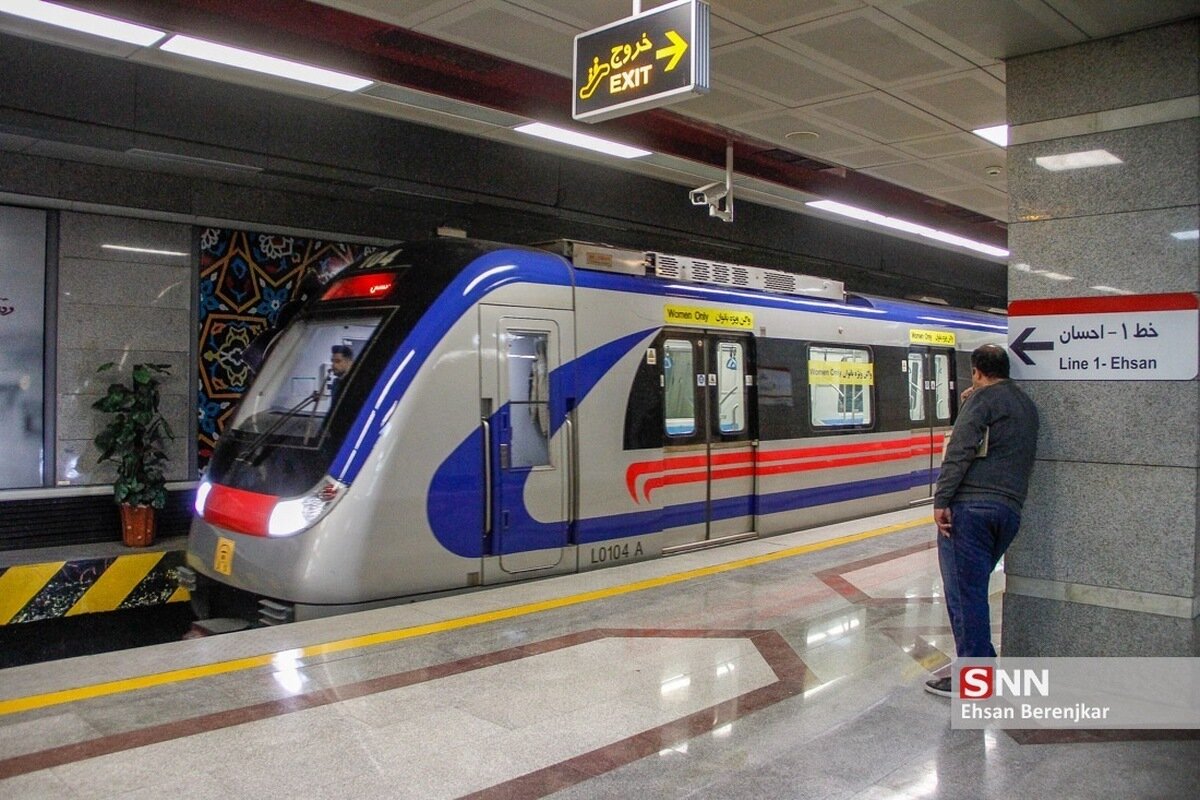 توضیح مترو درباره ورود غیرمجاز فردی به حریم ریلی در خط ۲