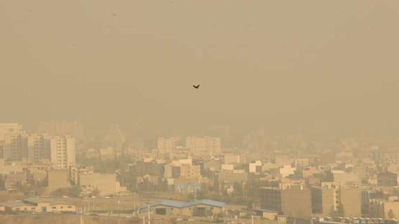 آلودگی هوا در ۹ شهر خوزستان