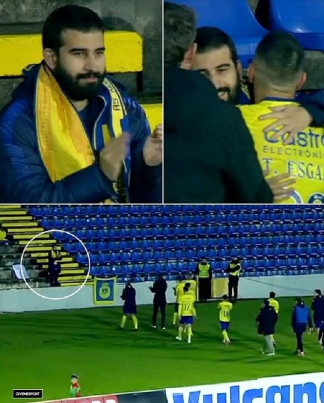 او وفادارترین هوادار فوتبال جهان است