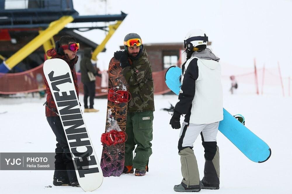 آیین افتتاح پیست بین‌المللی اسکی توچال