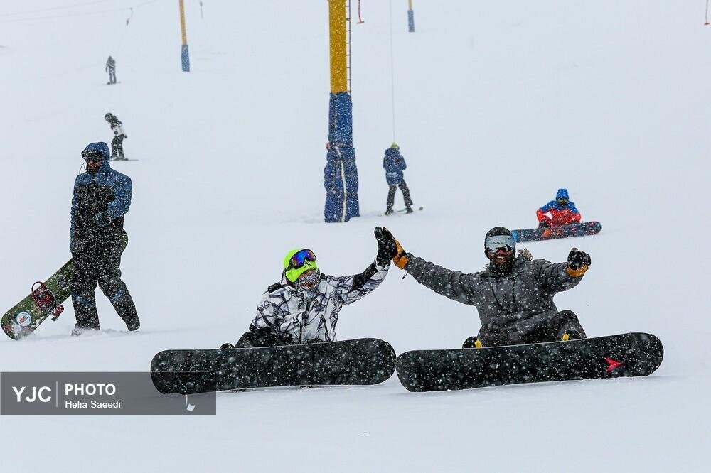 آیین افتتاح پیست بین‌المللی اسکی توچال