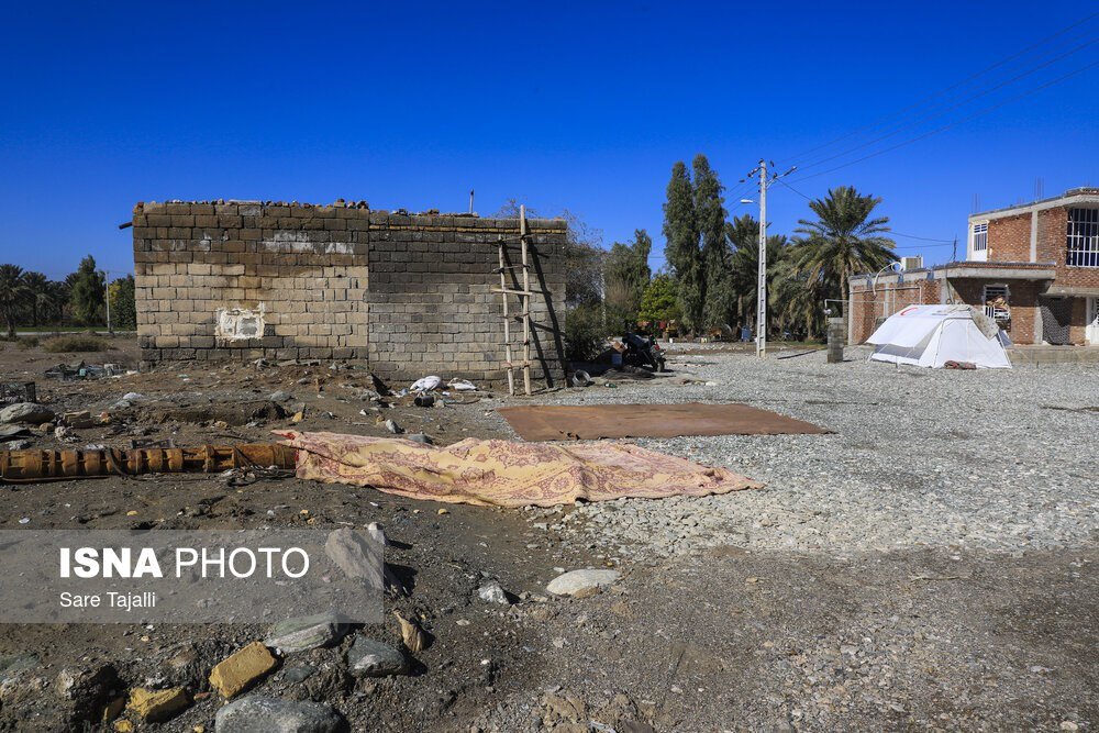 عکس/وضعیت مناطق سیل زده جنوب استان کرمان