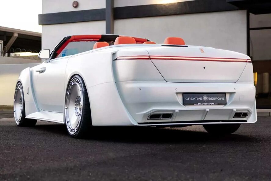 عجیب‌ترین تیونینگ رولزرویس با چهره‌ای فضایی!