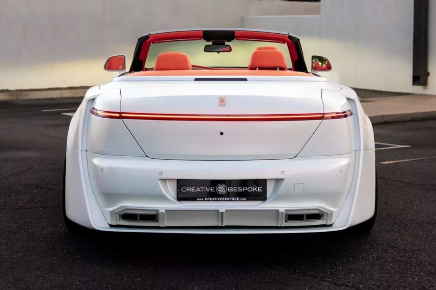 عجیب‌ترین تیونینگ رولزرویس با چهره‌ای فضایی!