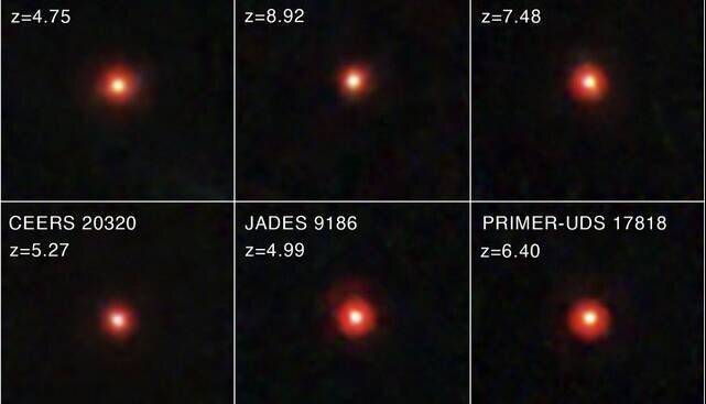 عکس روز ناسا از نقاط قرمز کوچک در جهان اولیه