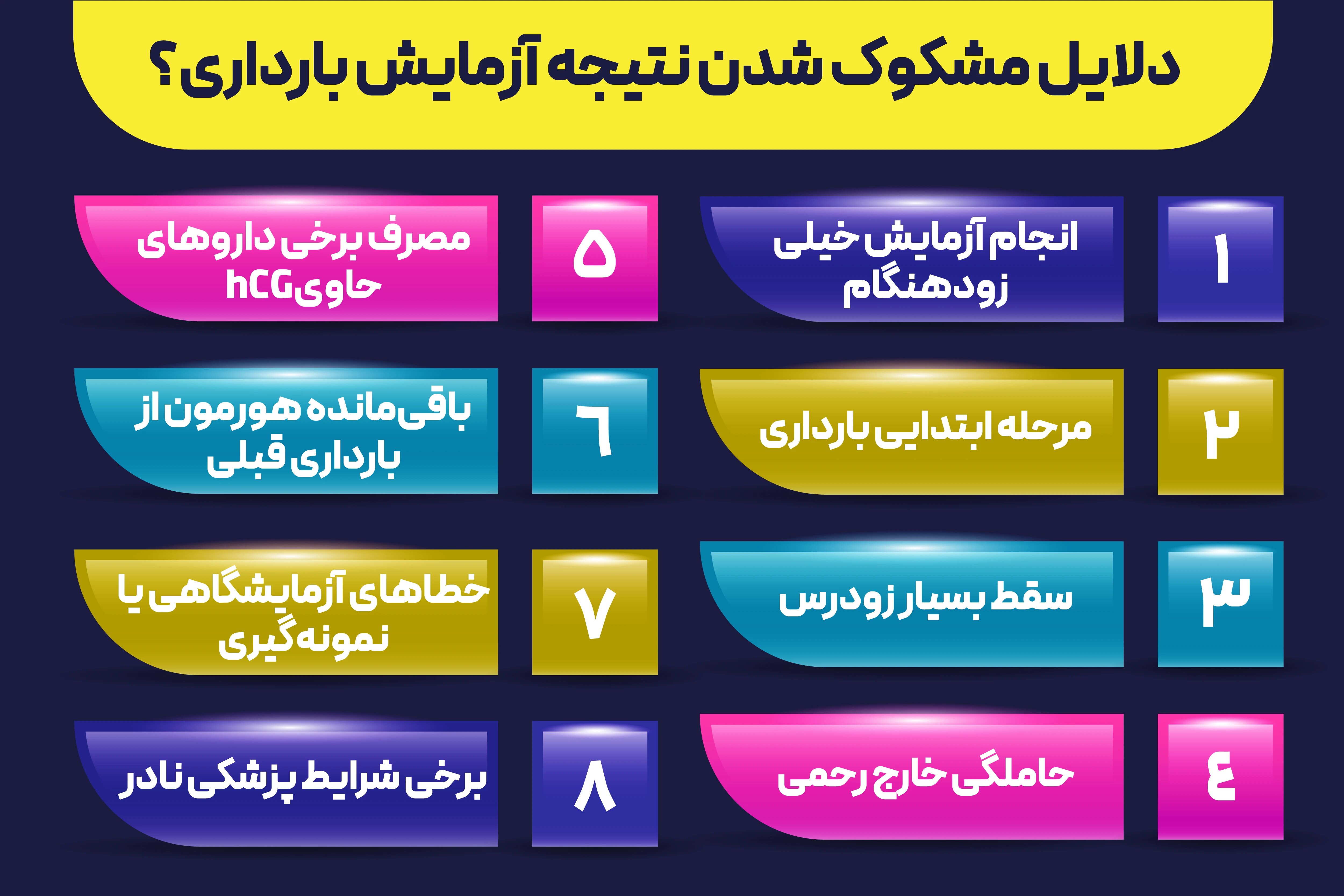 چرا آزمایش خون بارداری مشکوک می شود؟