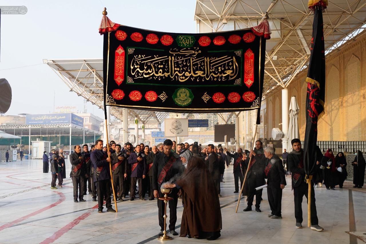 دستۀ عزاداری خدام علوی در سالروز شهادت امام هادی (علیه‌السلام)